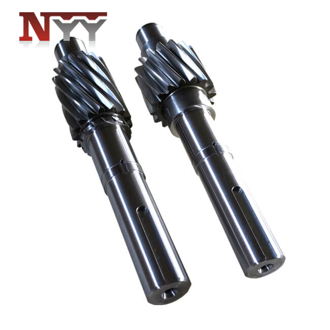 Food and feed machinery 42CrMo AGMA 12 gear shaft