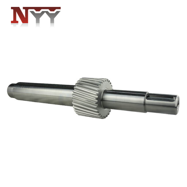 Metallurgy machinery soft tooth flank gear shaft